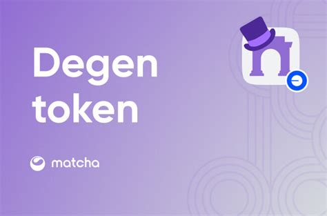 Degen Tokens: A Dive into the Wild World of Decentralized Assets