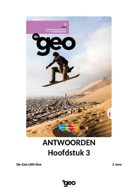 Degeo Aardrijkskunde Vwo 3 Antwoorden Ebook Epub