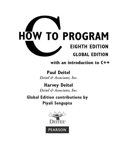 Deitel C How To Program Solutions Doc