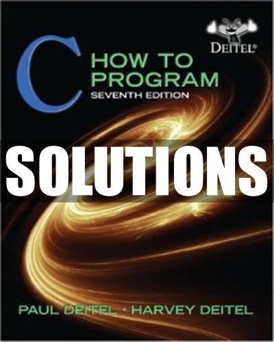 Deitel Solutions Kindle Editon