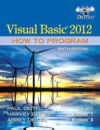 Deitel Visual Basic Ebook Reader