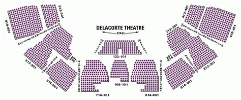 Delacorte Seating Chart