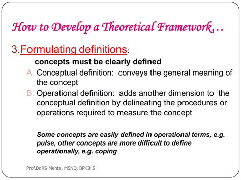 Delineating the Key Concepts:
