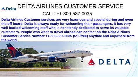 Delta Airlines Customer Service Number: 1-800-221-1212