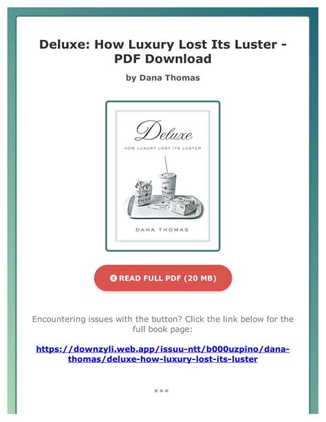 Deluxe.How.Luxury.Lost.Its.Luster Ebook Doc