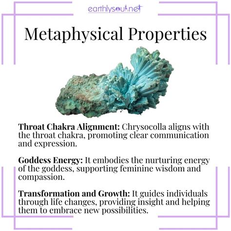 Delve into the Metaphysical Properties of Chrysocolla: A Stone of Transformation and Empowerment