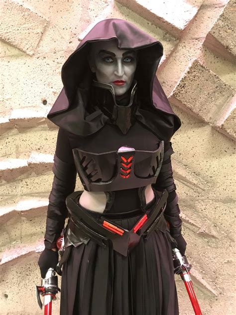 Delving into Ventress's Costume: A Symphony of Darkness and Allure