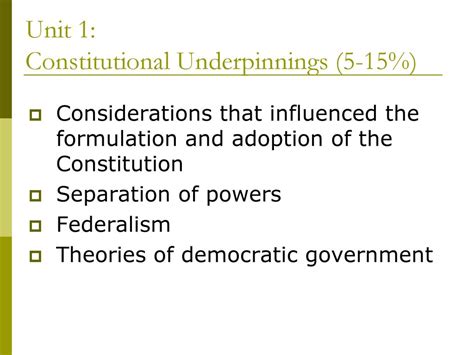 Delving into the Constitutional Underpinnings of Federalism