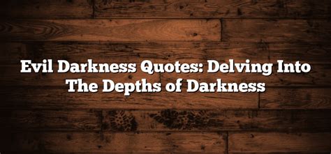 Delving into the Depths of Yin's Darkness