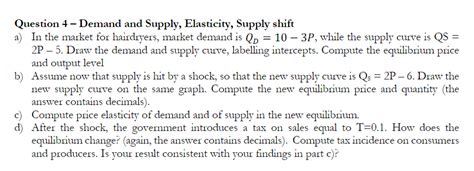 Demand And Supply Elasticity Questions Answers Epub