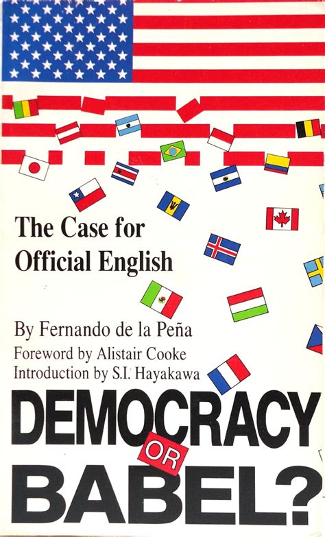 Democracy Or Babel the Case For Official English Epub