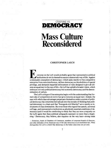 Democracy Reconsidered Epub