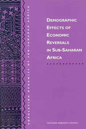 Demographic Effects of Economic Reversals in Sub-Saharan Africa 1st Edition PDF