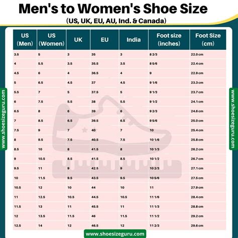 Demystifying the Enigma: Converting Men's Shoe Size to Women's