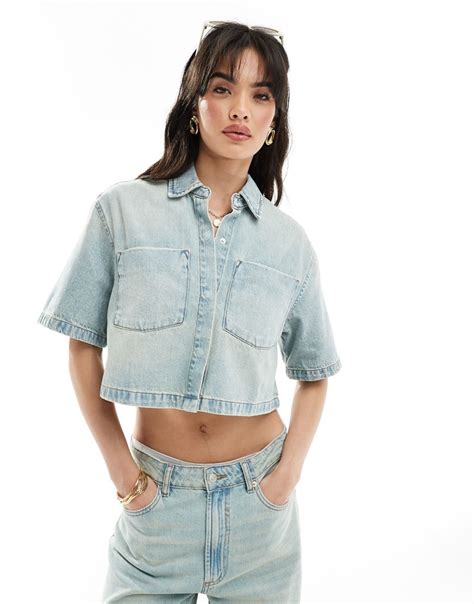 Denim Crop Shirt: A Versatile Staple for Every Wardrobe