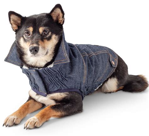 Denim Dog Coat: