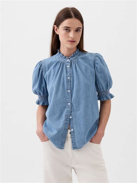 Denim Ruffle Shirt: A Versatile Piece for Everyday Style