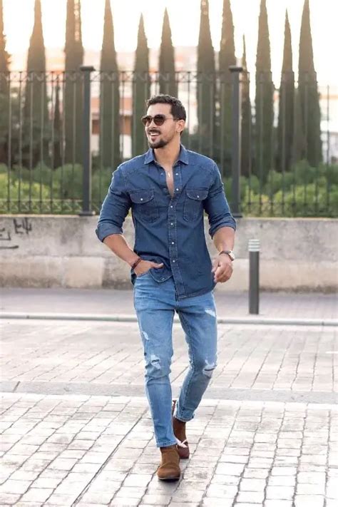 Denim Shirt, Blue Jeans: A Timeless Fashion Duo