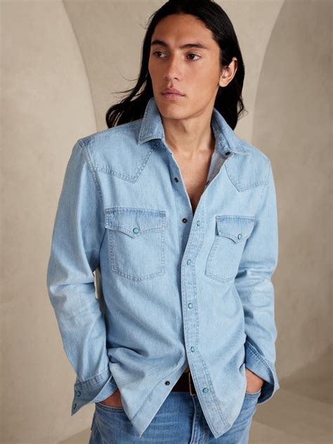 Denim Shirt: