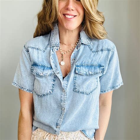 Denim Shirt Button Down: A Timeless Wardrobe Staple