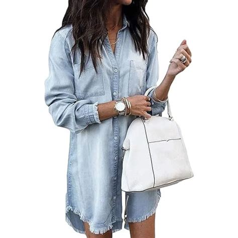 Denim Shirt Dresses for Women: 10,000+ Style Options to Elevate Your Wardrobe