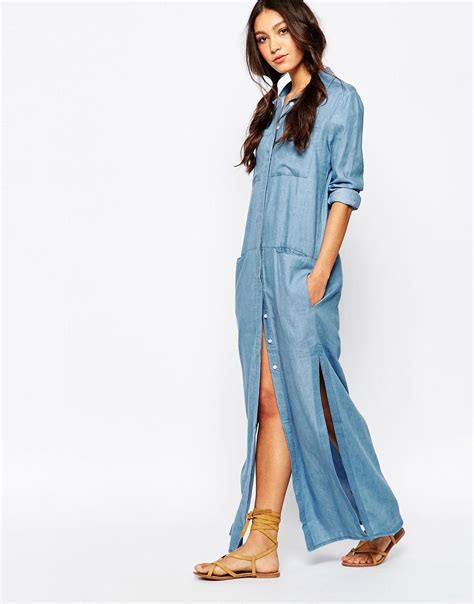 Denim Shirt Maxi Dress: A Timeless Trend