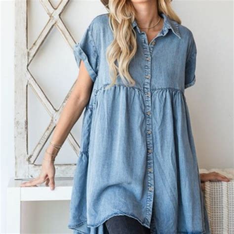 Denim Tunic Shirt: A Timeless and Versatile Staple