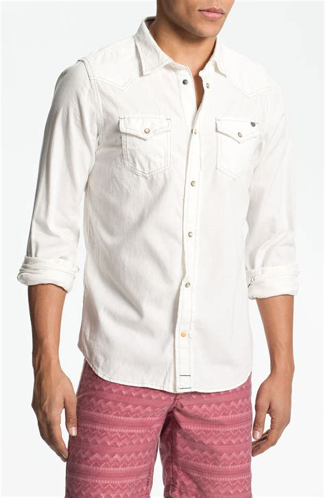 Denim White Shirt for Men: Elevate Your Style with Timeless Versatility