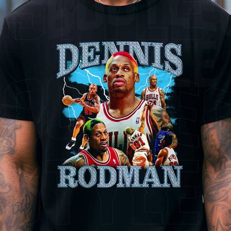 Dennis Rodman Shirts: A Reflection of His Unparalleled Impact on Basketball and Streetwear Culture