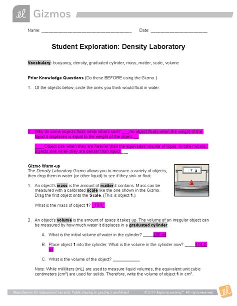 Density Is A Periodic Property Lab Answers Epub