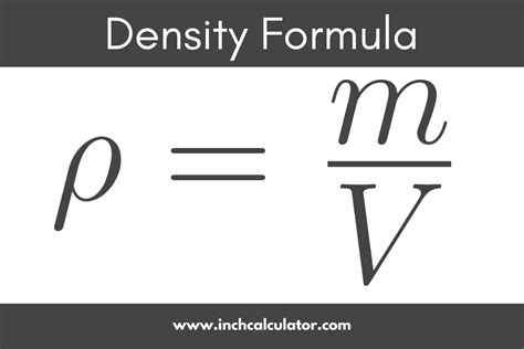 Density calculations: