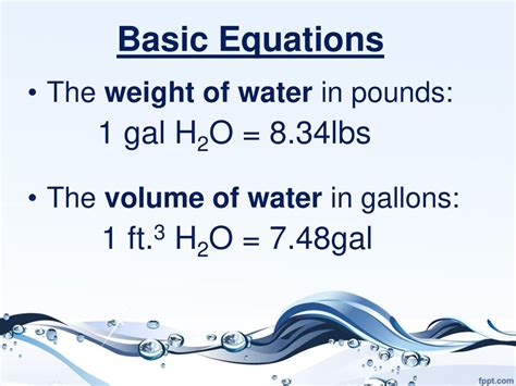 Density of Water: 8.34 lb/gal - Understand the Importance and Applications