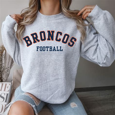 Denver Broncos Ladies Sweatshirt: A Perfect Blend of Comfort and Style