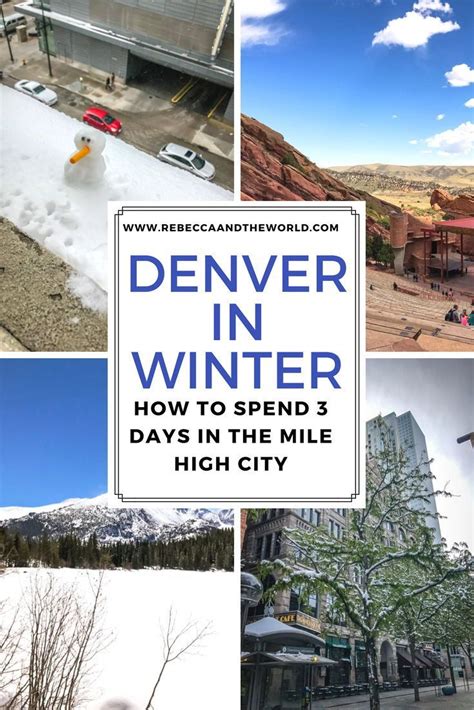 Denver in the Winter: A Guide to the Mile High City's Winter Delights