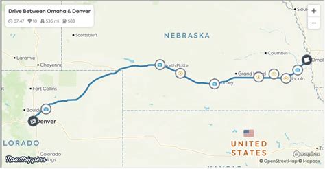 Denver to Omaha, Nebraska: A 597-Mile Road Trip Guide