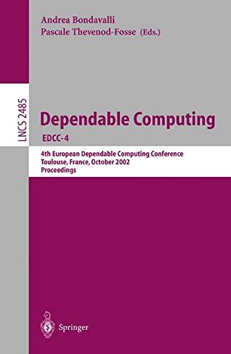 Dependable Computing EDCC-4 4th European Dependable Computing Conference Toulouse Epub