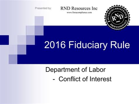 Dept of Labor Fiduciary Rule: The Ultimate Investment Protection Guide