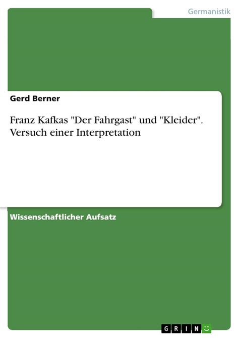 Der Fahrgast und andere Geschichten German Edition Doc