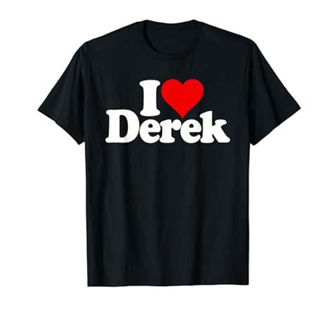 Derek Heart Shirts: Express Your Love for the Iconic Actor