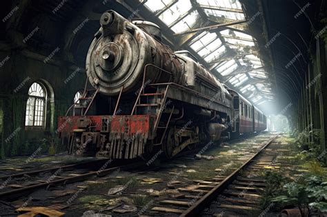 Derelict Train Station: A Sci-Fi Gateway to Adventure