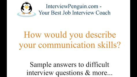 Describe Your Communication Skills Answers Reader