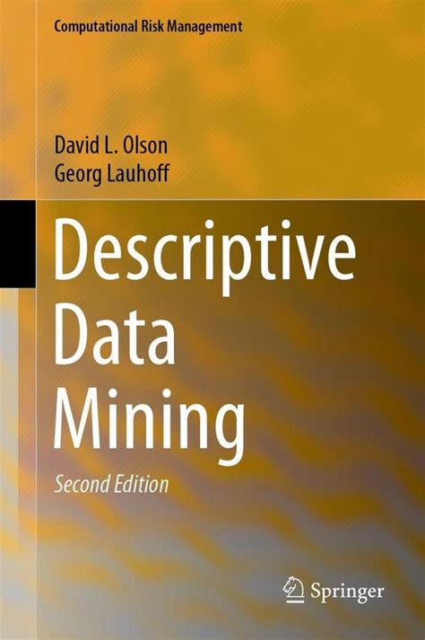 Descriptive Data Mining Computational Risk Management Doc