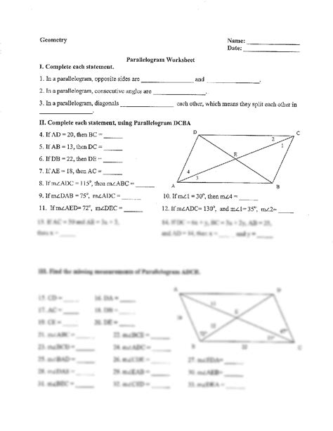 Descriptive Geometry Worksheets Solution Epub