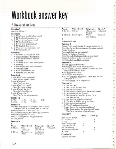 Descubre 3 Workbook Answer Key PDF