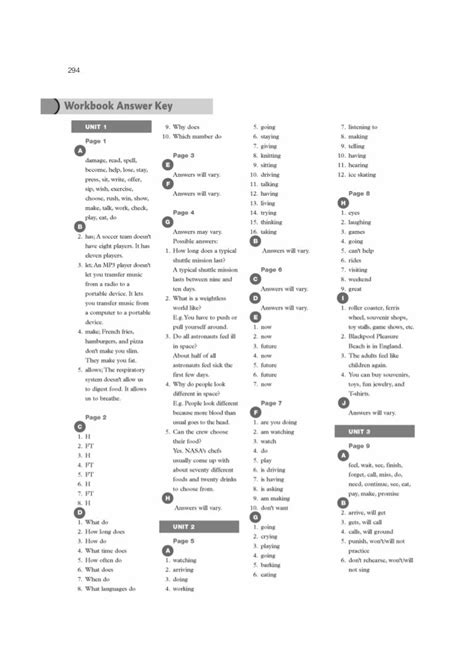 Descubre 3 Workbook Answer Key PDF