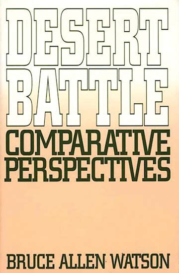 Desert Battle Comparative Perspectives Reader