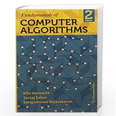 Design And Analysis Of Algorithms Ebook By Sartaj Sahni Ellis Horowitz PDF Book Epub