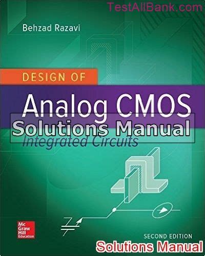 Design Of Analog Cmos Solution Reader