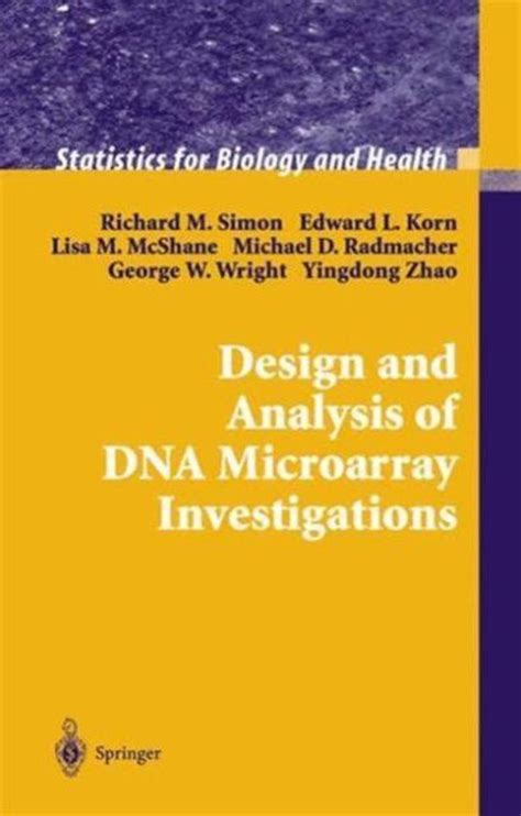 Design and Analysis of DNA Microarray Investigations Kindle Editon