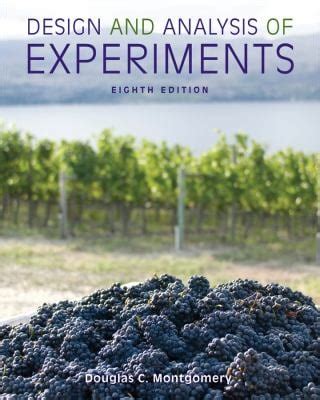 Design and Analysis of Experiments Kindle Editon